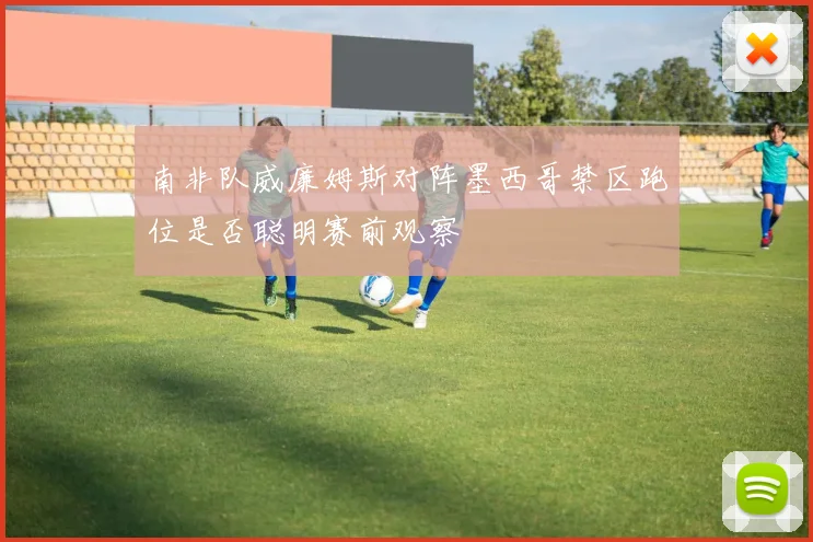 南非队威廉姆斯对阵墨西哥禁区跑位是否聪明赛前观察